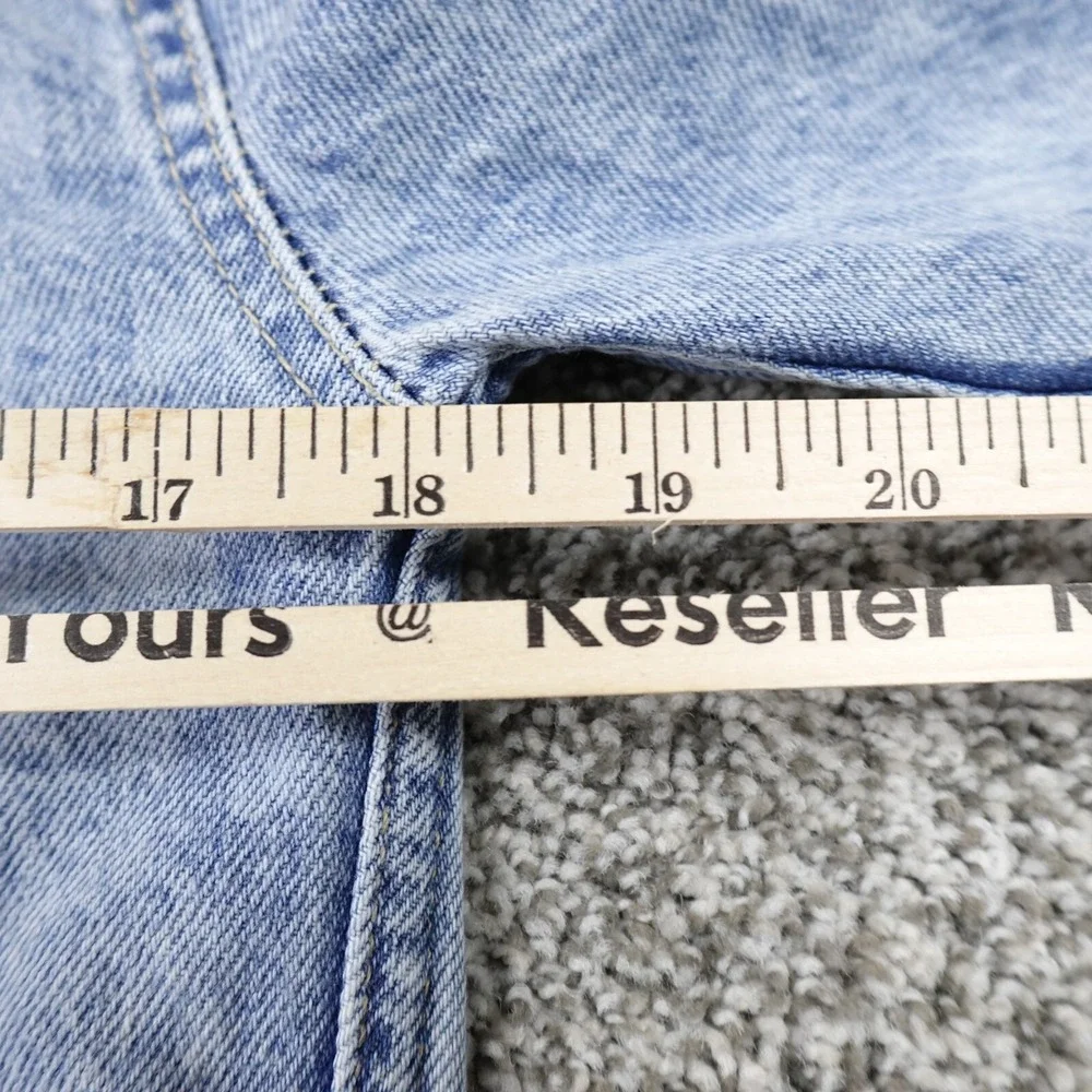 Gap Jacket Girls L Blue Jean Denim Flap Pocket Western Biker Trucker Bomber Coat